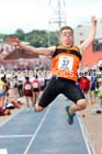 Inter boys long jump, 2015 English Schools Track and Field Champs., Gateshead Stadium. Photo: David T. Hewitson/Sports for All Pics